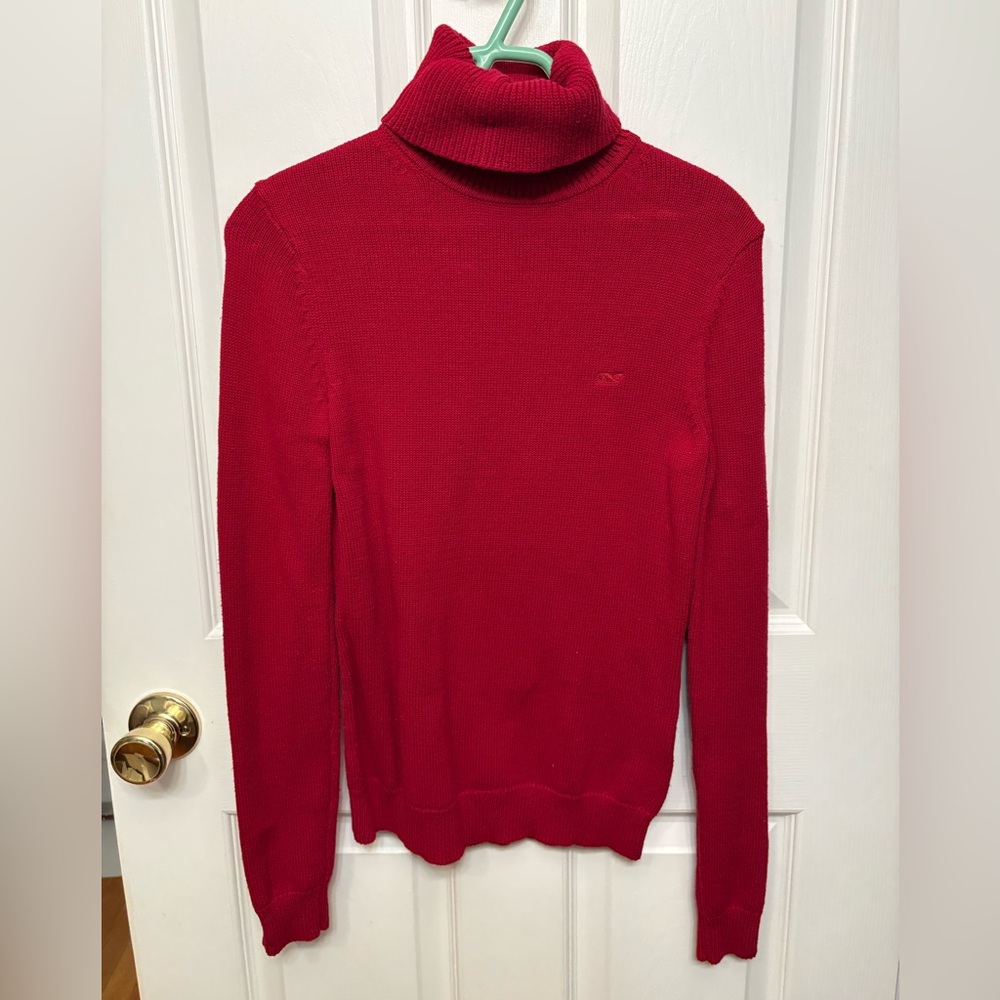 Vineyard Vines Rich Red Knit Sweater